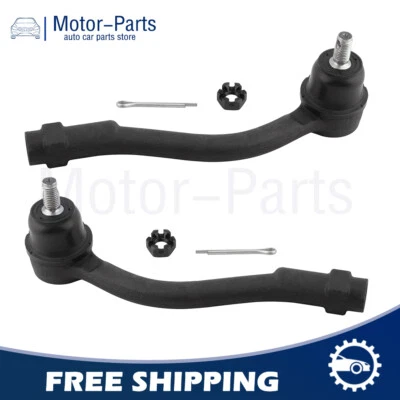 2XLH&RH Front Outer Tie Rod End for 2006 2007 20082009 - 2011 Hyundai Accent - Изображение 1 из 4