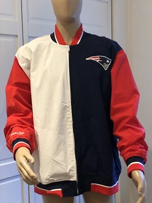 Chaqueta Mitchell & Ness NFL Rara Superbowl Brady Patriots Nueva con Etiquetas $179 Talla XXL Foto 1 de 4