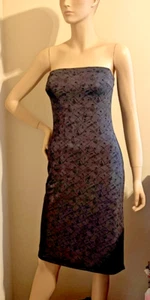 NWOT Forever 21 Black and Dark Gray Grey Tube Dress Medium - Picture 1 of 7