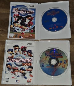 Wii MLB Power Pros & 2008 Spiel LOT Kid Baseball Major League Set 2k Sports - Bild 1 von 4