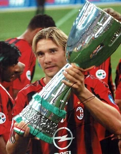 Andriy SHEVCHENKO Signed Autograph 14x11 Photo + COA Football AC Milan - Imagen 1 de 1
