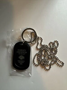 Harley-Davidson Milwaukee Museum 2008 Founding Member Dog Tag Key Chain - Picture 1 of 2