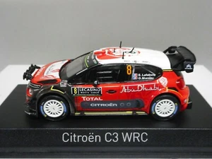 CITROEN C3 WRC 2017 RALLY MONTE CARLO LEFEBVRE W/NIGHT LIGHTS 1:43 NOREV 155362 - Imagen 1 de 6