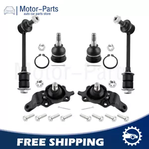 6x Upper Lower Ball Joint Front Sway Bar Link Kit for 2004 2005 Toyota Tundra - Picture 1 of 9