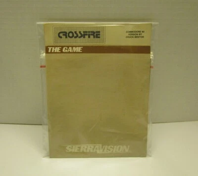 Crossfire by Sierra On-line for Commodore 64/128 - Image 1 of 2