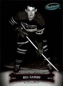 2006-07 Parkhurst Chicago Blackhawks Hockey Card #6 Bill Gadsby