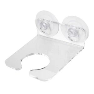 Wall Mounted Suction Wine Glasses Holder Acrylic Single Drink Cup Storage Rack - Picture 1 of 8