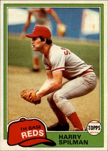 1981 Topps Baseball Card #94 Harry Spilman DP