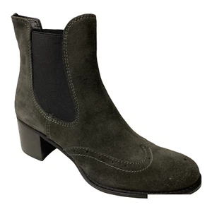 SCARPE TRONCHETTO TACCO DONNA TERRY 2000 PELLE GRIGIO ORIGINALE AI - Picture 1 of 6