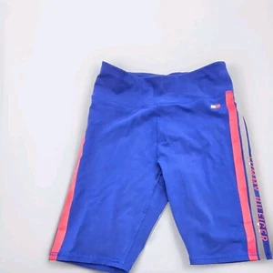 Tommy Hilfiger Sport Bike Shorts High Rise Jersey Stretch Blue Size Small - Picture 1 of 6