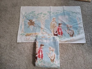 Vintage 1982 E.T. The Extra- Terrestrial Movie Flat Sheet & Pillow Case Twin Bed - Picture 1 of 15