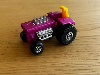 1972 Vintage Matchbox 25 Mod Tractor Purple Made In England Farm Equipment Toy - Image 1 of 4
