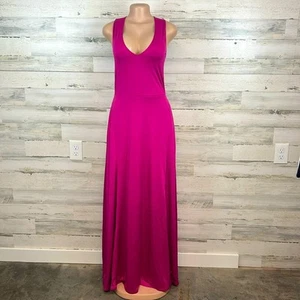Nuevo con etiquetas Maxi Vestido Love X Design Nordstrom Slinky Satinado Cuello en V Para Mujer Talla Mediana - Imagen 1 de 7