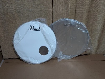 Pearl Bass Drum Heads  Set of 2 - 22" -  Resonant and Batter Head - Image 1 of 2