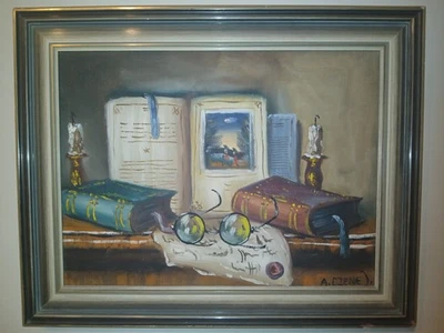 APATFALVI CZENE Janos Húngaro Original Lienzo al óleo Foto 1 de 4