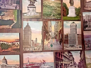 Lot 25 San Francisco CA Vintage Postcards Chinatown Ferry Building Landmarks - Picture 1 of 3