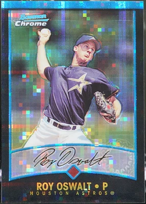 2001 Bowman Chrome - X-Fractors Baseball Roy Oswalt #235 - Image 1 of 2