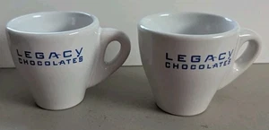 LEGACY CHOCOLATES Expresso Ceramic Cups/ Set of 2 - Picture 1 of 6
