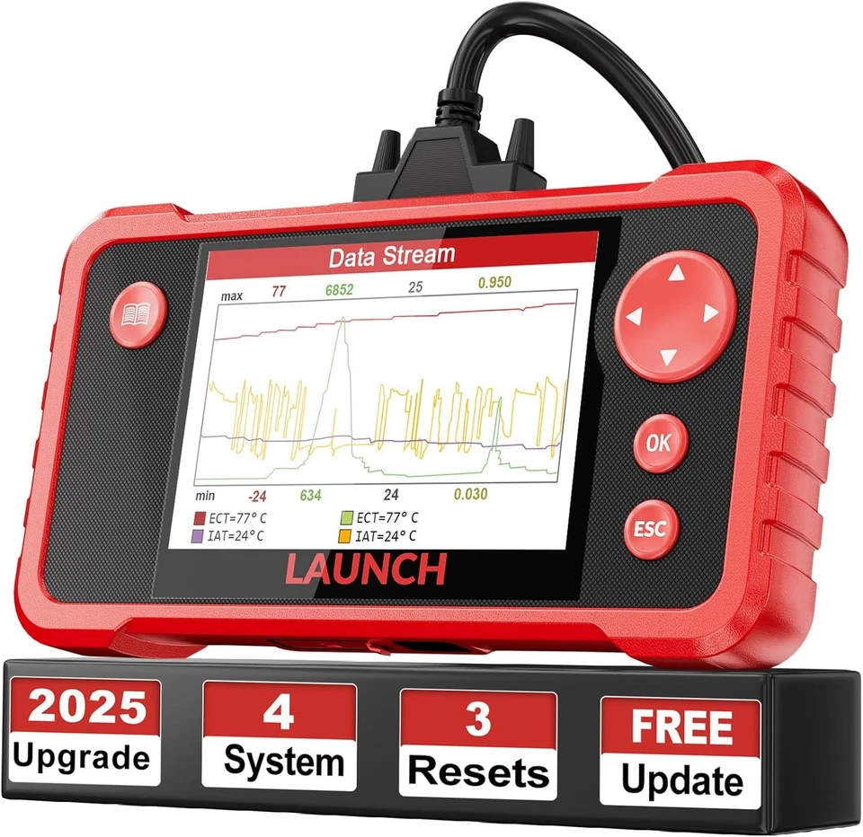LAUNCH CRP123 V2.0 OBD2 Scanner-2025 Model Engine/ABS/SRS/Transmission