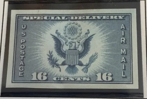 Sello de 16 centavos de correo aéreo de entrega especial de 1934 - Imagen 1 de 1