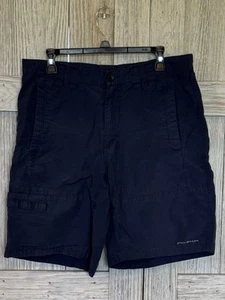 Columbia Men’s PFG Cargo Nylon Blue Shorts High Rise Tagged Size 34 - Bild 1 von 4
