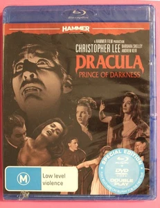 Dracula Prince of Darkness Blu-ray DVD Hammer Horror Christopher Lee 1966 Movie - Picture 1 of 2