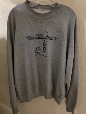 Sudadera para Hombres Vida al Aire Libre The Sportsmans Autoridad Calidad Desde 1898 Talla XL Foto 1 de 4