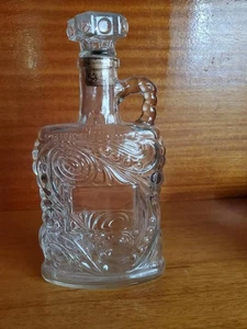 Old Forester 1952 KY BOURBON Whiskey DECANTER embossed swirls W/ handle - Picture 1 of 8
