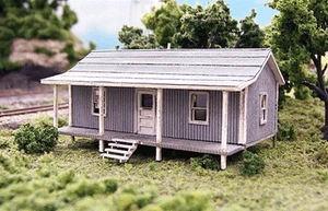 BLAIR LINE 1/87 HO Scale COMPANY HOUSE Coal Mining Town, Laser-Cut Wood Kit 176 - Picture 1 of 2