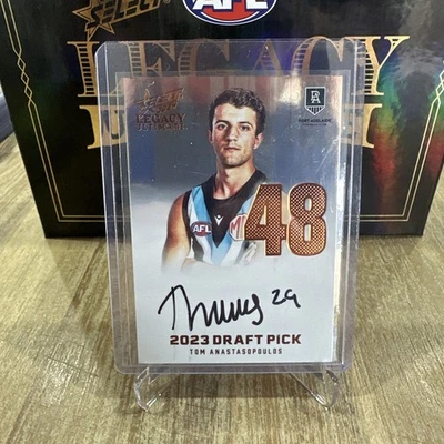 Tom Anastasopoulos Draft Pick Autograph #088/175 - AFL Legacy Ultimate - image 1 of 2