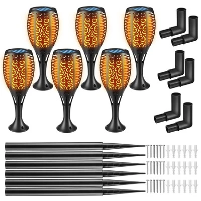 Solarleuchten 6er Set Gartenbeleuchtung LED Solarlampen Dämmerungssensor Outdoor - Bild 1 von 4