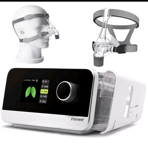 Auto Set CPAP-Gerät CPAP Schlafapnoe Gerät APAP Gerät und Befeuchter, Nasenmaske - Bild 1 von 15
