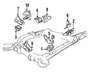 Genuine GM Trans Mount 22112595 - Picture 1 of 1