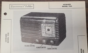 HOWARD MODEL 920 RADIO PHOTOFACT - Bild 1 von 1