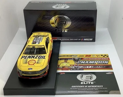 2024 1/24 #22 Joey Logano Shell Pennzoil Champion Elite Mustang 1 de 525 SD ENVÍO Foto 1 de 4