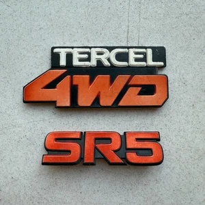 1983 1984 1985 Toyota Tercel 4wd SR5 emblems - Picture 1 of 3