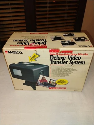 Ambico Deluxe Video Transfer System/ DYI  VHS  8MM VHS- C Model # V-0650 - Image 1 of 4