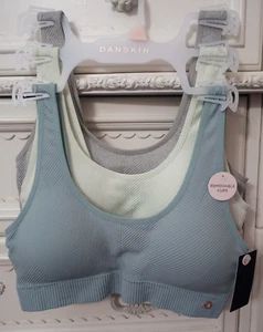 Danskin Women's 3 pack Texture Bras DS6050 Size Large NWT MSRP $54.00 - Picture 1 of 9