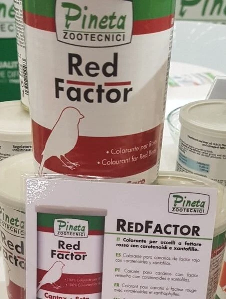 Pineta Red Factor 50g Futterzusatz für rote und rotgrundige Kanarienvögel