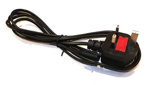 Sega Dreamcast Saturn NETZKABEL KABEL NEU 3-POLIG UK - Bild 1 von 3