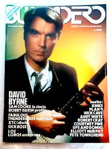 Buscadero Magazine Italian Dec 1986 David Byrne XTC Kinks Near Mint Q1 - Picture 1 of 2