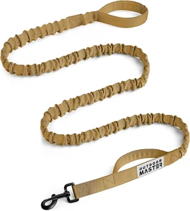 Bungee Dog Leash (Brown, 6 FT) - Picture 1 of 6