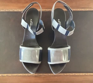 Sandalias Audley London azul y gris, talla 41 - Imagen 1 de 6