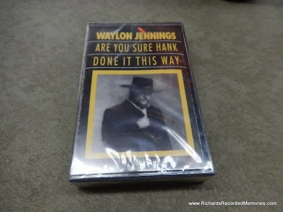WAYLON JENNINGS Are You Sure Hank Done It This Way Brand New Cassette CS Free PH - Image 1 of 4