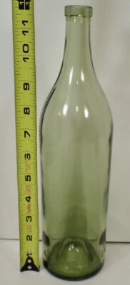 Hard To Find Early Green Tint Glass Export Asbach & Co. Brandy Liquor Bottle  Foto 1 de 4