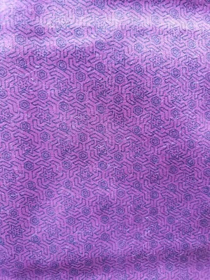 Sewing Fabric Jinny Beyer for RJR 2ydsx45" Wine Geometric Mini Print Cotton - Image 1 of 4