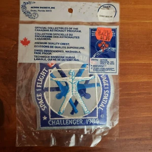 Vintage Challenger 1984 Shuttle Mission Patch NOS Sealed STS-41G NASA - Foto 1 di 2