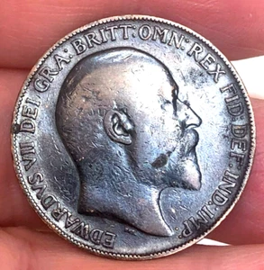 1908 PENNY EDWARD VII - Picture 1 of 2