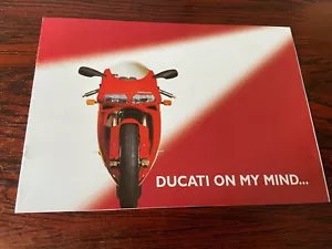 Ducati Moto Folleto Comunicado de Prensa 1995 Nuevo Modelo Año - Imagen 1 de 3