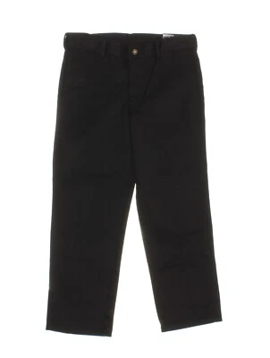 George Boys' Scotchguard Flat Front Straight Twill Pants - Black - Size 10H - Image 1 of 2